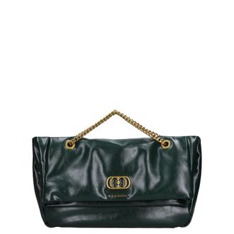 La Carrie Tassen, Dames, Blauw, ONE Size, Leer, Lumi Faux Leren Tas