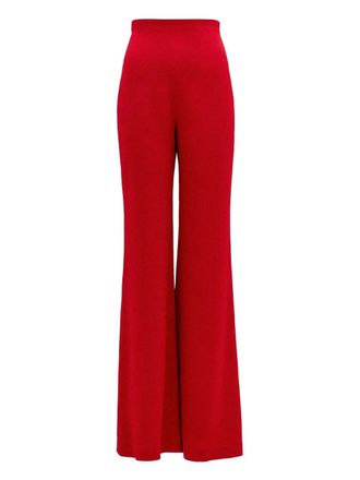 Silvia Tcherassi Palermo flared-legs trousers