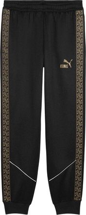 Puma Mannen King Anthem Slim Trainingsbroek (Zwart/Goud)