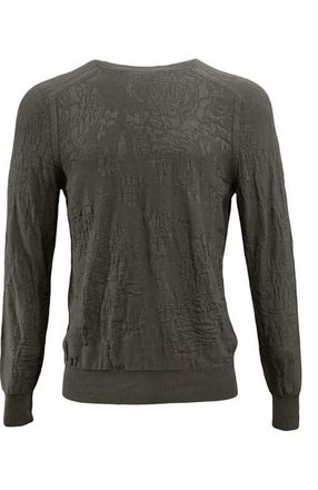 Lords of Harlech Cole Fully Fashioned Merino Wool Crewneck Sweater in Sage at Nordstrom, Size Xx-Large