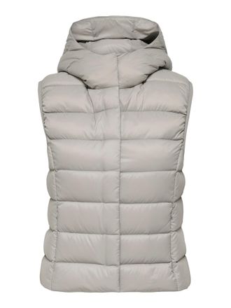 Only Steppweste ONLY ONLRUBY QUILTED DOWN HOOD WAISTCOAT OTW, Damen, Gr. XL, string, Steppware, Obermaterial: 100% Nylon, unifarben, normal, Westen Steppwe