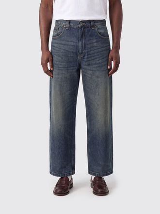 Carhartt Work in Progress Brandon Mid-Rise Wide-Leg Five-Pocket Jeans in Cotton Denim