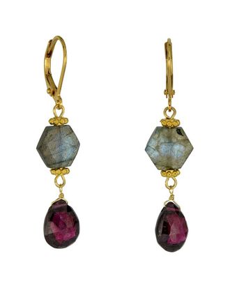 Rachel Reinhardt Jewelry Gemstone Droplet Earrings