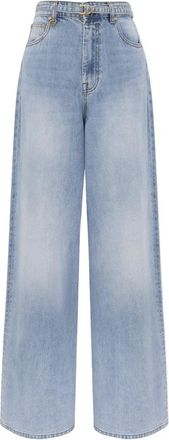Zimmermann Indra Denim Relaxed Flare Jean - Dames - Loose Fit Jeans - Blauw - W27 - Denim - Jeans