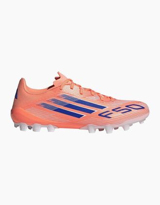adidas Mens F50 League 2G 3 Firm Ground Lace Up Sneakers - Orange/Orange - Size: 10.5