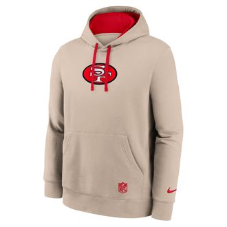 Nike San Francisco 49ers Rewind Club Nike Mens NFL Pullover Hoodie in Brown | 2KDK0J2Q73V-VPM