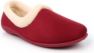 Generic Womens Slippers Womens Carpet Slippers Memory Foam Slippers Ladies Slippers Slip On Slippers Navy Blue/Wine 6 UK