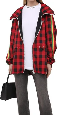 Palm Angels Mens Multicolor Polyamide Shell Jacket Clothing