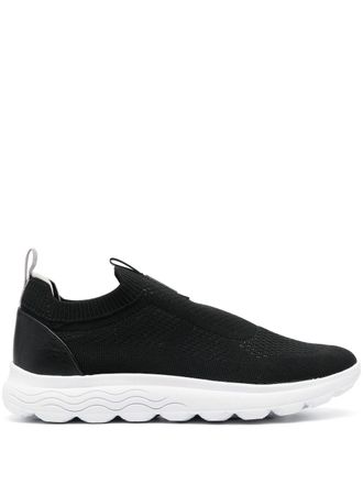 Geox Spherica slip-on sneakers - Zwart
