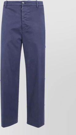 Nine In The Morning cotton wide leg chino shorts