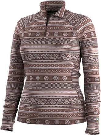 Smartwool Classic Thermal Merino BL 1/4 Zip Boxed Merinounterw&auml;sche f&uuml;r Damen | braun