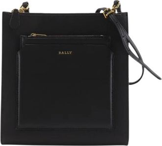 Bally Pre-owned Leather 2way Shoulder Bag - Dames - Vintage Schoudertas - Zwart - ONE Size - Leer - Vintage