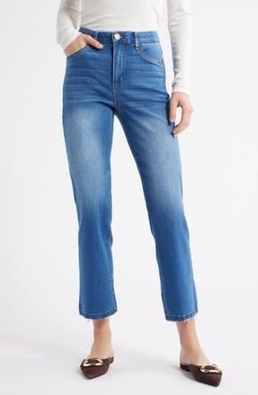 Wit & Wisdom Bennett Skyrise Barely Bootcut Jeans in Mid Blue Artisanal at Nordstrom Rack, Size 12