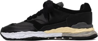 Miharayasuhiro GEORGE OG Sole Leather Low-top Sneaker Black A10FW702-BLK