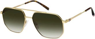 Tommy Hilfiger TH 2191/S Zonnebril - Heren - Zonnebrillen - Geel - ONE Size - Accessoires