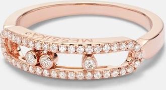 Messika Anello Baby Move in oro rosa 18kt con diamanti