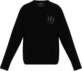 Amiri Maglione girocollo MA - Nero