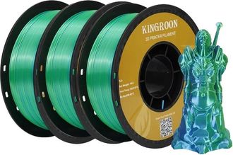 OEM Filamento Pla De Seda Bicolor, 1,75 Mm De Di&aacute;metro, 3 Kg De Peso Por Paquete