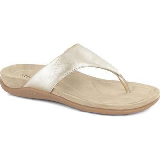 Strive Footwear Antibes Flip Flop in Gold at Nordstrom, Size 8.5