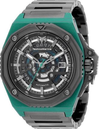Technomarine Carbon Nautic Automatic Black Dial Mens Watch TM-525002