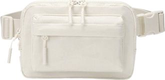 Generic Backpack for Women Men Backpack with Chest Pocket Waterproof Nylon Large Capacity 4 Zipper Pockets Adjustable Shoulder Strap Fashion for Women Men, be