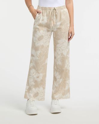 Ellen Tracy Womens Wide Leg Pant
