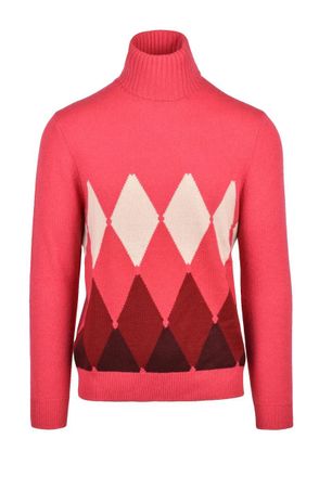 Ballantyne Cashmere Turtleneck Pullover - Pink