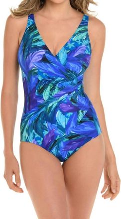 Miraclesuit Oceanus Dd-Cup One Piece Swimsuit In Flamenco Blue