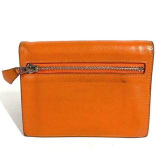 Herm&egrave;s Orange Swift Leather Wallet (Bi-Fold) (Pre-Owned)