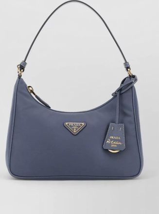 Prada renylon shoulder bag top handle tag