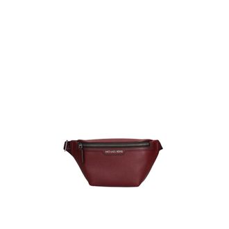 Michael Kors Cooper Mini Logo Heuptas - Heren - Tassen - Rood - Maat: ONE Size Leer