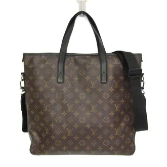 Louis Vuitton Davis Macassar Monogram Canvas Brown Canvas Handbag (Pre-Owned)