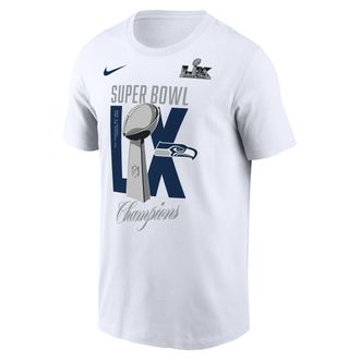 Nike Seattle Seahawks Super Bowl LX Champions Lombardi Trophy Nike Mens NFL T-Shirt in White | N19910A78X-JH6