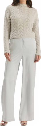 Tyler B&ouml;e Kathy Charmeuse Pant In Cloud