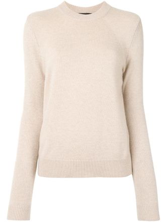 Proenza Schouler raglan sleeves eco cashmere jumper - Brown