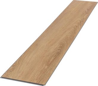 ML Design Ml-design Suelo De Vinilo Pvc Instalaci&oacute;n Sistema De Click 7 Lamas Vin&iacute;licas De Aspecto Madera Roble Arenoso 122x18x4,2 Mm, Grosor 4,2mm, 1,54m&sup2; Antid