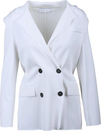 Antonino Valenti Blazer in tricot - Dames - Blazers - Wit - M - Polyester - Jassen