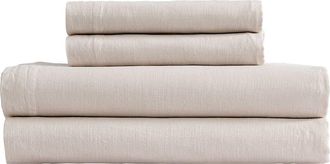 Calvin Klein Soho Cotton Sheet Set in Light Pink at Nordstrom, Size Full/queen