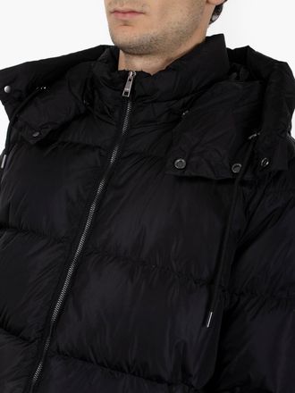 Add Down jacket con cappuccio black