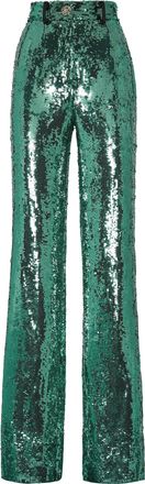 Philipp Plein Long Trousers Paillettes