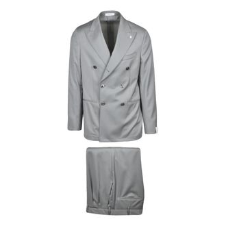 Sartoria Latorre Double-breasted pak - Heren - Pakken - Groen - Maat: XL Wol