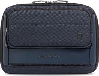 Piquadro Water-Resistant i Pad mini Crossbody Bag - Heren - Schoudertassen - Blauw - ONE Size - Leer - Tassen