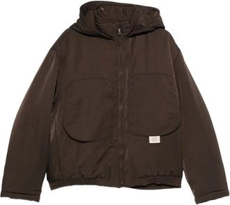 RANRA Jack met capuchon en zak - Bruin