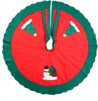OEM Falda Para &Aacute;rbol De Navidad De 90 Cm - Decoraci&oacute;n Para La Base Del &Aacute;rbol, Adorno Para Fiestas En Casa, Tapete Rojo Para El &Aacute;rbol/cubierta Para La Base