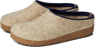 Haflinger Kris Womens Clog Shoes Tan : EU 41 (US Mens 8 - Womens 10) Medium, Felt/Wool