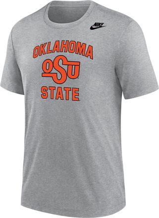 Nike Oklahoma State Cowboys Nike Mens Football Tri-Blend T-Shirt in Grey | M21372P396OKST-DGH