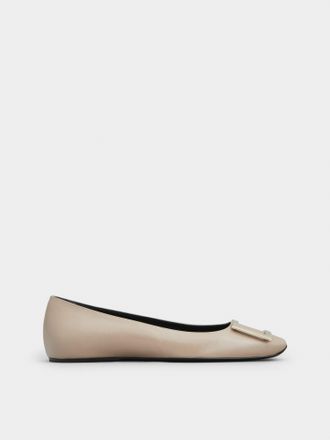Roger Vivier Trompette Ballerinas in leather