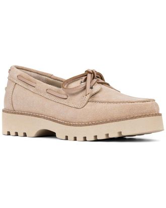Donald J Pliner Harlie02 Suede Lug Bottom Boat Shoe