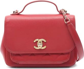 Chanel Borsa tote Business Affinity con catena 2016-2017 - Rosso
