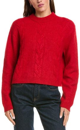 Madewell Charm Cable Carina Wool & Alpaca-Blend Pullover